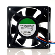 PMD2407PTB1A 70x70x25mm 7cm DC24V 4.3W 3Wire Inverter Cooling Fan