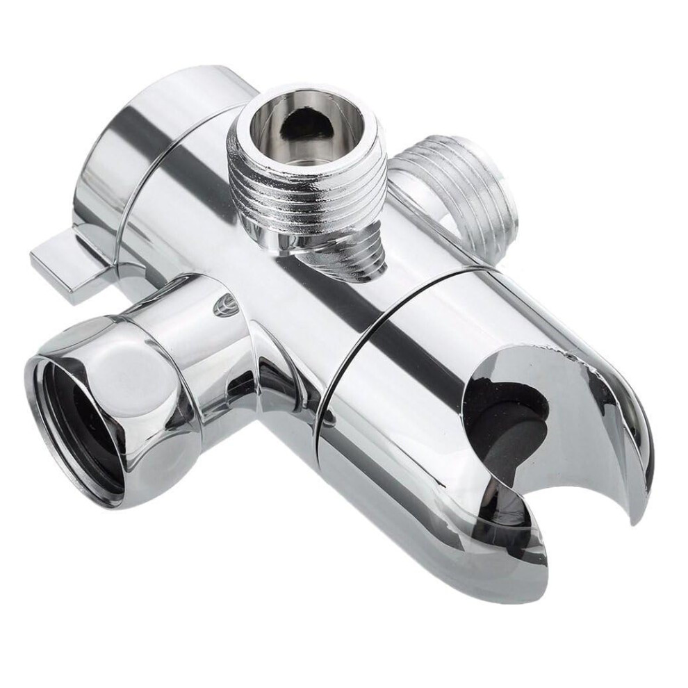 1/2 Inch 3Way Shower Head Diverter, Shower Arm Diverter Valve For Handheld Fixed Spray Head 6493810781643