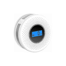Combination Smoke And Carbon Monoxide Detector, Composite Alarm with Audible Warning And Battery-powered Digital Display