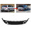Gloss Black TCR Style Rear Bumper Diffuser Valance 12