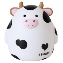 (White) Cow Piggy Bank, Kawaii Piggy Bank, Large Capacity Piggy Bank Gift, Money Box Kids Gift, Birthday Gift for Boys Girls Room Decoration