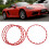 4Pcs Wheel Rim Protection Ring Stylish Sturdy 12
