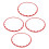 4Pcs Wheel Rim Protection Ring Stylish Sturdy 9