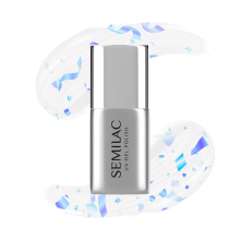 T29 Semilac Top Coat No Wipe Matte Snow Floe UV Gel Polish 7ml
