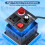 Electronic Voltage Regulator 5000W AC 220V, AC Single Phase Dimmer Switch, Stepless Adjustable Power Controller for Fan, Heater, Motor 7