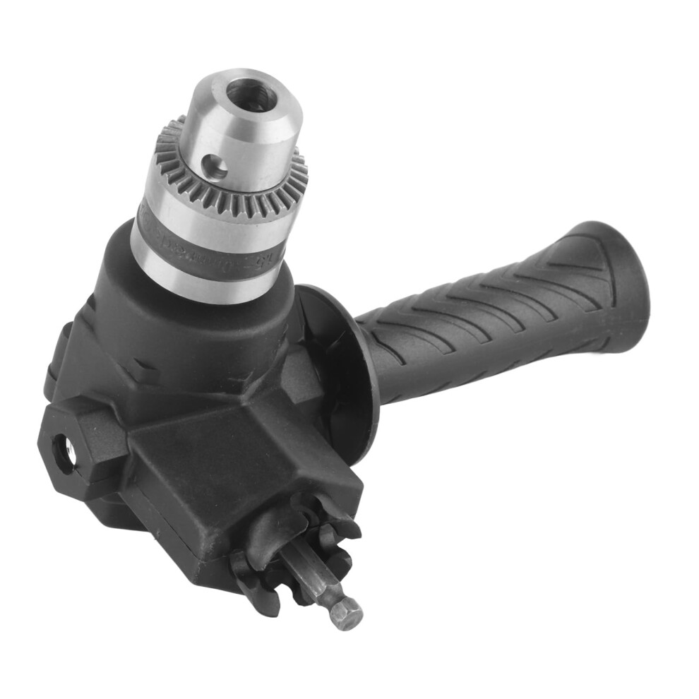 90 Degree Right Angle Drill Attachment, Key Lock Chuck, Electric Drill Corner Device, Handle For Tight Spaces, Equipped With Handle 6493810782138