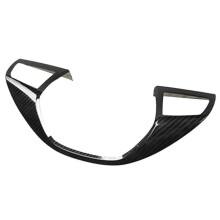 Carbon Fiber Steering Wheel Cover Trim Decoration for 2016 2017 Ghibli 2014 2015 2016