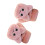 Flap Gloves Imitation Rabbit Fur Cat Patterns 5