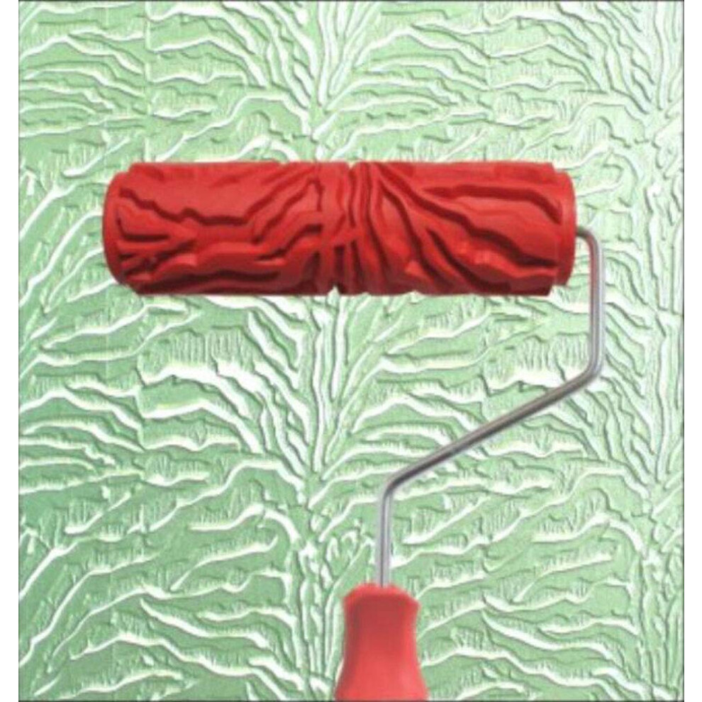 7' Rubber Art Roller Wall Painting Pattern Roller Decorative Texture Roller Diy Patterned Paint Roller With Plastic Handle 6493810783067