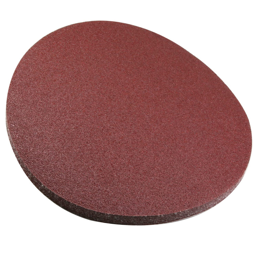 8 Inch Sandpapers Sanding Discs Hook And Loop Grinding Polishing 80 Grit Aluminum Oxide For Random Orbit Sander 10Pcs 6493810847462
