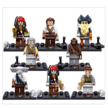 (8pcs-B) 32PCS Pirates of the Caribbean Minifigures Toys Kids Toy Best Gifts