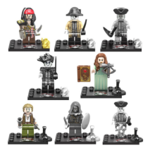 (8pcs-C) 32PCS Pirates of the Caribbean Minifigures Toys Kids Toy Best Gifts