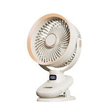 Oscillating Table Fan, Small USB Air Circulator Fan with Battery Operated, 6.5'' Super Quiet