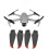 (1 Pair, Silver) 1 Pairs 7238F Foldable Low-Noise Propeller Props Blade for DJI Mavic Air 2S 4