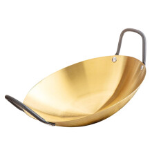 24cm Stainless Steel Pot Thickened Frying Pan Kitchen Supply Wok Outdoor Pot Stove Stirfry Pan