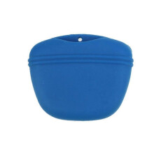 (Dark Blue) Pet Portable Dog Training Waist Bag Dogs Feed Storage Pouch