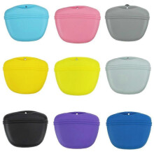 (Yellow)Pet Portable Dog Training Waist Bag Dogs Feed Storage Pouch