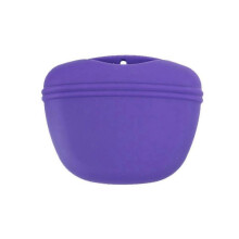 (Purple) Pet Portable Dog Training Waist Bag Dogs Feed Storage Pouch