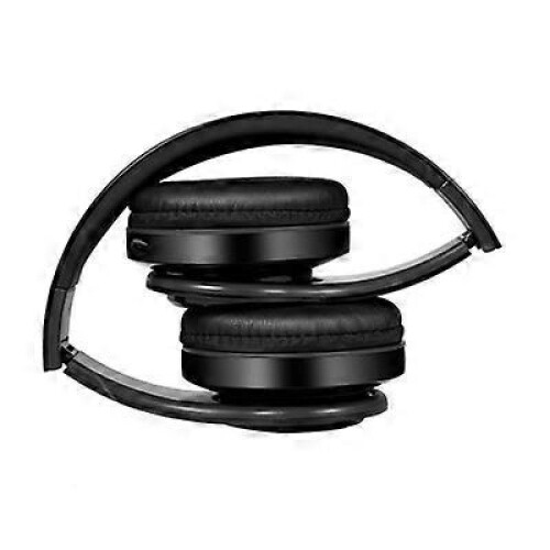 (black) LED Wireless Headphones With Mic Bluetooth Headset Earphones Foldable Stereo 1