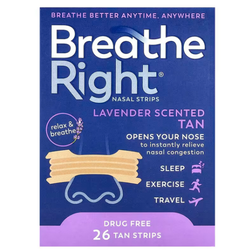 Breathe Right, Nasal Strips, Calming Lavender, 26 Scented Strips