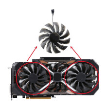 Original 95MM T129215BU AORUS GTX 1080 G Fan,Fit for Gigabyte AORUS GTX 1070 1080 1080TI