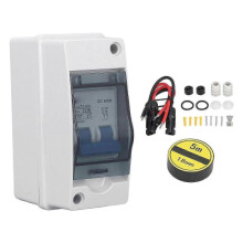 con DC Disconnect Switch 10A IP65 Waterproof Miniature Circuit Breaker for Solar Panel Grid Connected Sy