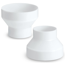 2 stuks 6 tot 4 inch kanaalverkleiner vergroting ABS Air A