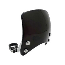 (Black) CON For Sportster Xl 883 1200 Xl1200ns Xl883 Models 2004-2019 2017 2018 Motorcycle Windscreen Windshield Aluminum 39mm-41mm Forks