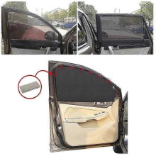 (Front) con Magnetic Car Sun Shade Uv Protection Car Curtain Car Window Sunshade Side Window Mesh Sun Visor Summer Protection Window Film