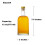 Kaachli Διαφανείς Γυάλινες Φιάλες 12 oz - 375ml [Συσκευασία 6] για Κρασί, Ποτά, Λάδι, Ξύδι 5