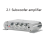 Mini Digital Power Audio Auto Verstärker Blaues Licht 7