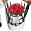 Hanging Mesh Plant Riser with 8 hooks, innerpot support for indoor outdoor 5