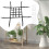 Hanging Mesh Plant Riser with 8 hooks, innerpot support for indoor outdoor 4