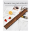 Supporto magnetico per coltelli con striscia di legno da parete per 5
