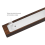 Supporto magnetico per coltelli con striscia di legno da parete per 8