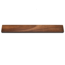 Supporto magnetico per coltelli con striscia di legno da parete per