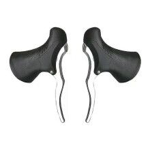 con Lightweight Aluminum Bicycle Brake Handle Bike Mountain Bike Cycling Brake Levers Front & Rear Brake Levers Drop Handlebar Set