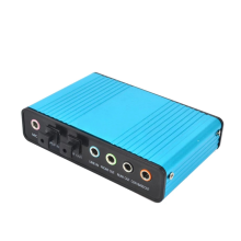 USB 6 canais 5.1 / 7.1 Surround Sound externo Ca