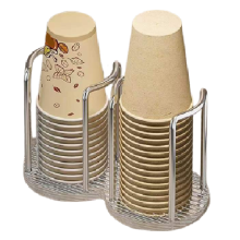 Organizador e suporte para dispensador de copos de papel para festa