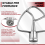 Flachrührer aus Edelstahl für Kitchen Aid 4,5 Qt 7