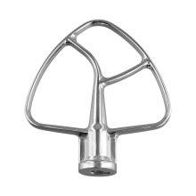 Flachrührer aus Edelstahl für Kitchen Aid 4,5 Qt