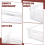 6 Pcs 11In x 8In 2In Plastic Storage Box with Lid 5