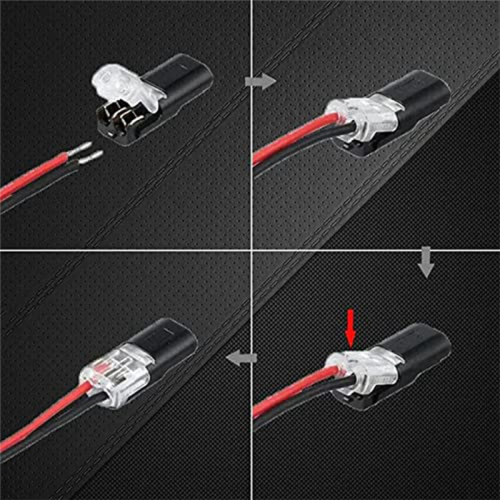 20 stuks dubbele draad push-in connector met vergrendeling B 2