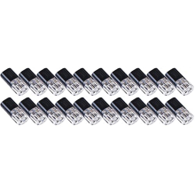 20 stuks dubbele draad push-in connector met vergrendeling B