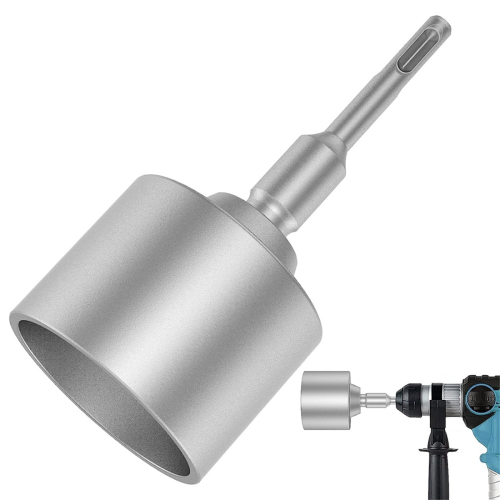 SDS-Plus T Post Ground Rod Driver, Drill Bit Drive 1