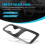 Pour console centrale de voiture en fibre de carbone ID.3 ID.4 5