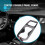 Pour console centrale de voiture en fibre de carbone ID.3 ID.4 9