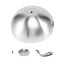 1 peça de capa para bife de aço inoxidável de 20 cm Teppanyaki D