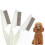 (S)con Professional Flea Comb for Dogs and Cats, Effective Grooming Tool for Removing Fleas and Ticks 3