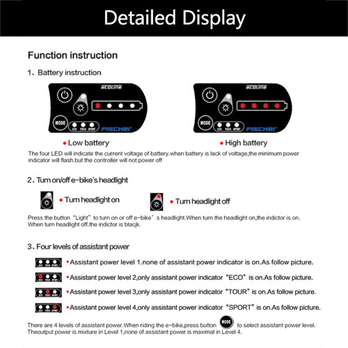 LED-displayconnector 810 voor elektrische fiets 2